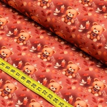 Imagem de Tecido Estampado Para Patchwork - Ursinhos De Outono 1 (0,50x1,50) - F