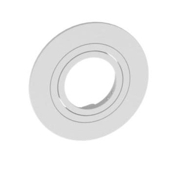 Imagem de Embutido Plano Articulável PAR30 Redondo ABS 1L E27 Branco - Moon