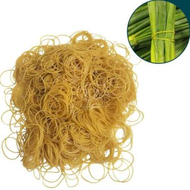 Imagem de Elastico De Silicone Amarrar Verduras Temperos 32x09mm Pacote Borrachi