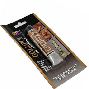 Imagem de Pasta Metálica Goldfix Ouro Pálido - TINTAS CORFIX