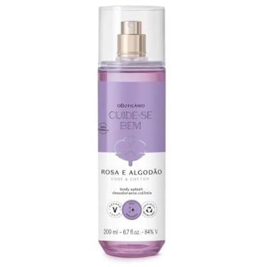 Imagem de Body Splash Desodorante Colônia Cuide-se Bem Rosa e Algodão 200ml