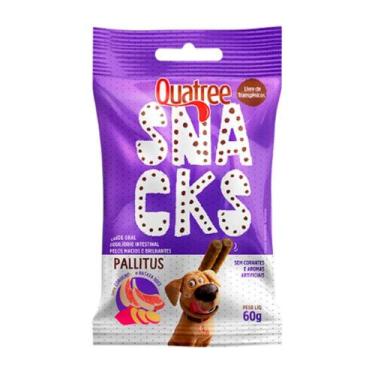 Imagem de Ração Quatree Snacks Pallitus Cordeiro e Batata Doce 60g - GRANVITA PE