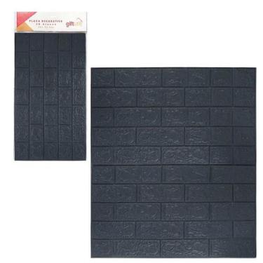 Imagem de Kit 10 Placas Decorativa 3D Painel Adesivo Altorelevo Decoração de Par