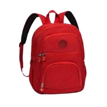 Imagem de Mochila Escolar Tactel Forrada 5 Divisórias Impermeável - On.shop, Ver