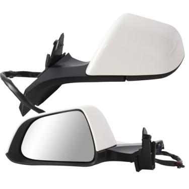 Imagem de Topraco Espelho do lado esquerdo do motorista adequado para Tesla Model 3 retrovisor retrovisor branco