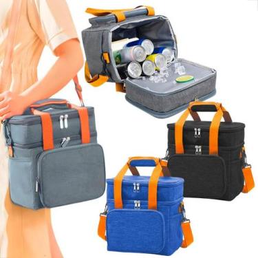 Imagem de Bolsa Termica Cerveja Para Marmita Pequena Caixa Isopor Termico Cooler