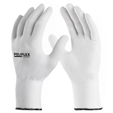 Imagem de Luva Poliflex Tricotada Branca CA 26924 EPI - DANNY, M