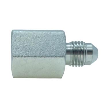 Imagem de CDQBWKJGFJ 1 peça 1/10.2 cm (7/16-20) macho JIC X 1/10.2 cm fêmea NPTF, alargador de 37° para adaptador hidráulico