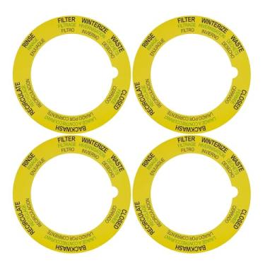 Imagem de EAORBD 272599 Etiqueta de válvula de filtro de areia de piscina para substituição de etiqueta de válvula de montagem superior Pentair Tagelus filtro de areia para piscina e spa - pacote com 4