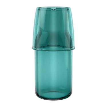 Imagem de ABOOFAN Garrafa de água, garrafa de água, garrafa de água, garrafa de água, garrafa de água, conjunto de garrafas de água, copo de água, copo de vidro, conjunto noturno 550 ml para bebida da meia-noite, escritório em casa