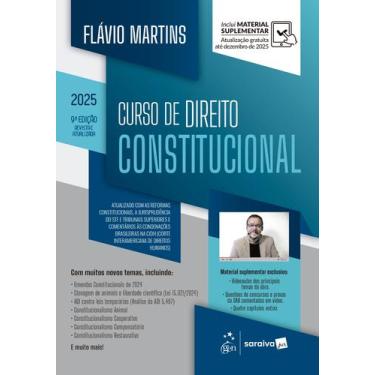 Imagem de Livro - Curso de Direito Constitucional - 9ª Edição 2025