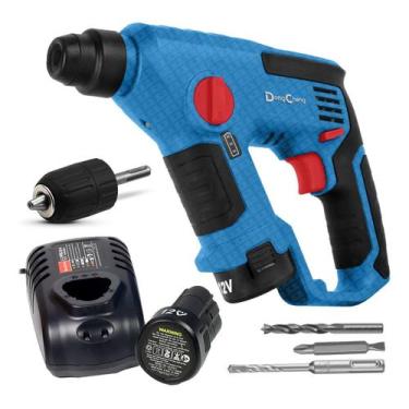 Imagem de Martelete Rompedor Profissional Dongcheng DCZC13 Sds Plus Com 2 Bateri