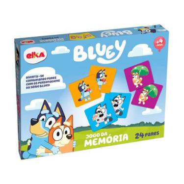 Imagem de Jogo da Memória Bluey Elka 48 Cartas