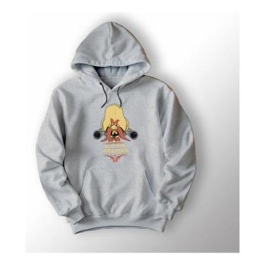 Imagem de Blusa Moletom Canguru Personalizado Ligeirinho Desenho - Lobo Sete, Ci