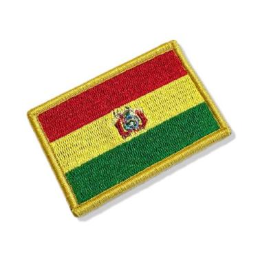 Imagem de BP0029-001 Bandeira Bolivia Patch Bordado 7,5x5,0cm - BR44