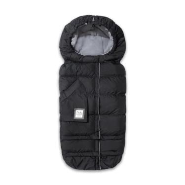 Imagem de Cobertor para carrinho de bebê 7AM Enfant 212 – Cobertor ajustável com zíper para bebês no inverno, unissex multiuso forrado com lã quente com capuz repelente de água | (6M - 4T)