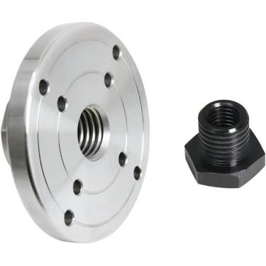 Imagem de Mandril De Torno De Madeira, Placa De Face De Mandril De Torno De Madeira 1 Polegada X 8tpi / M18 X 2,5 / M33 X 3,5 Mandril De Fresagem De Placa De Flange De Rosca Para Ferram, 50mm 1inchx8tpi