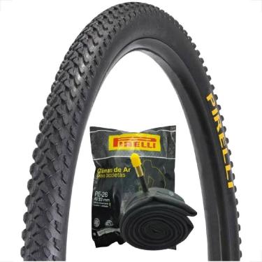 Imagem de Pneu Pirelli Scorpion aro 26 x 2.0 MTB Montadinha Motorizada Bike + Camara de ar Pirelli PE-26
