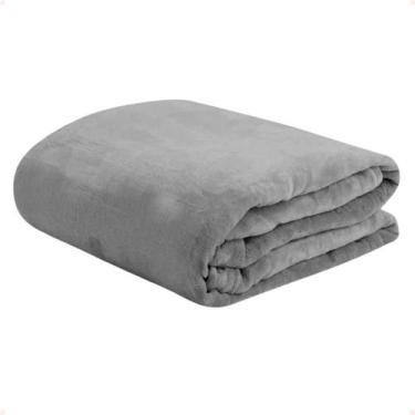 Imagem de Cobertor Velour Camesa 150 x 220 Microfibra Para Cama de Solteiro, Cin