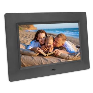 Imagem de Irednolw Porta-Retratos Digital De 7 Polegadas Com Tela Hd Ips, Compatível Usb/Sd, Controle Remoto, Apresentação Slides, Suporte Para Vídeo E Música Mães, Pais Idosos, Montagem Na Parede, Fácil Usar