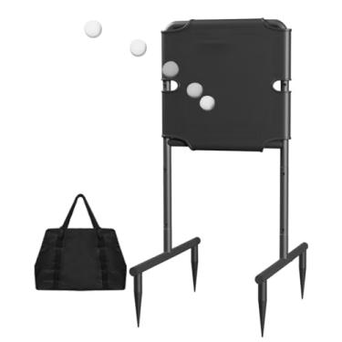 Imagem de Garbuildman Alvo De Strike Zone Para Bolas Plástico, Compatível Com Blitzball E Wiffle Ball, Estrutura Metal Portátil, Ferramenta Treinamento Arremessos Rebatidas Ao Ar Livre, 20" X 24", Estilo Embu