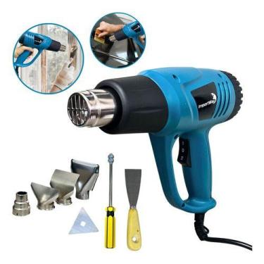 Imagem de Soprador Térmico 2000w Acessórios 350 E 600c 220v Ar Quente - Importwa