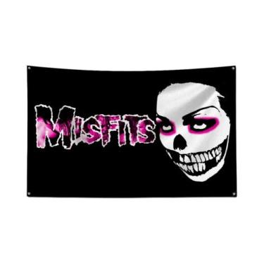 Imagem de Rock Band M-misfits 3x5 Ft Bandeira De Impressão Digital De Poliéster 