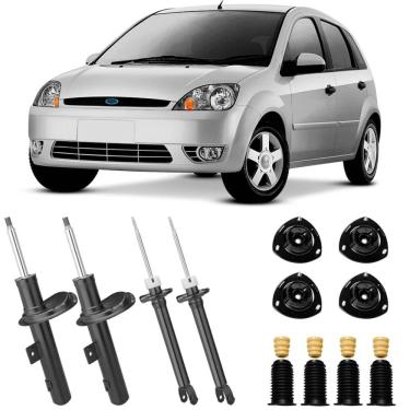 Imagem de 4 Amortecedor Ford Fiesta 96 A 2002 Dianteiro Traseiro E Kit