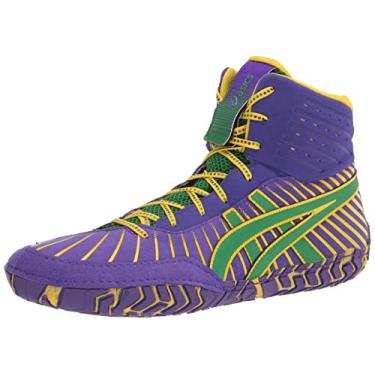 Imagem de ASICS Calçados Masculinos Aggressor 4 Wrestling, Azel/Verde, 12