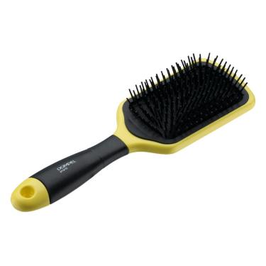 Imagem de Escova de Cabelo Raquete Desembaraçadora Dompel Hair Premium Amarelo