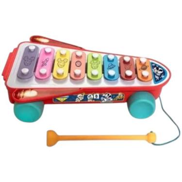 Imagem de Xilofone 8 notas pedagógico para criança infantil musical - YES TOYS