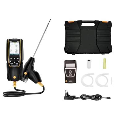 Imagem de testo Conjunto de analisador de combustão HVAC 310 II com impressora – Testador de vazamento de combustão para temperatura, gás de combustão e pressão – Detector de vazamento de gás natural com