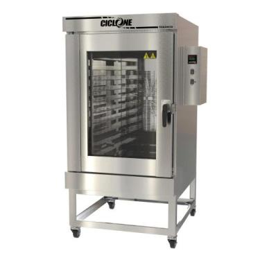 Imagem de Forno Turbo Elétrico Venâncio Ciclone 10 esteiras Interior e Exterior 