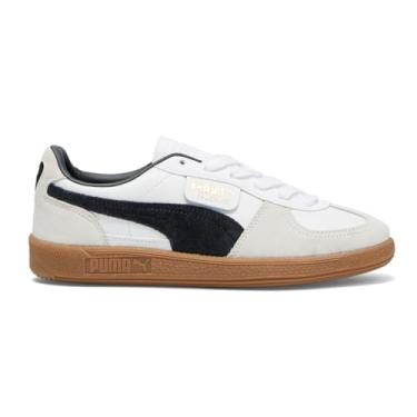 Imagem de PUMA Tênis feminino Palermo com cadarço casual - branco, Branco, 41