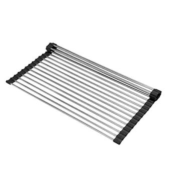 Imagem de Escorredor Flexivel Multiuso 49cmx32cm Debacco Grid Drainer Inox (20.04.00156 - CX 3)