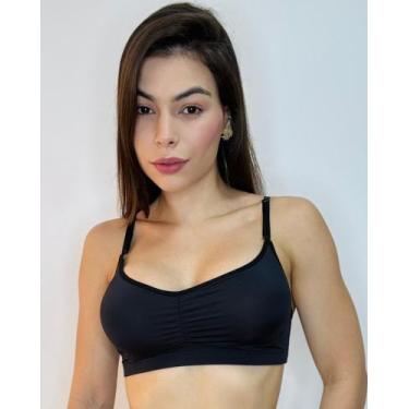 Imagem de Sutiã Top Reforçado - Sempre Sensual Lingerie, Preto, 52