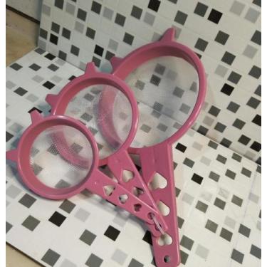 Imagem de Peneiras Love Jogo kIT com 3 Peças Kit 9, 11 e 15 cm para Cozinha Core