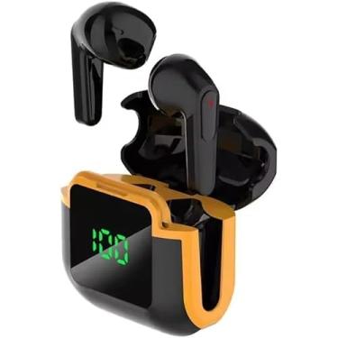 Imagem de Fone de Ouvido Gamer Bluetooth com LED RGB, Baixa Latência, Microfone Embutido, Estojo Recarregável, Ideal para Jogos no Celular, Academia, Corrida, Musculação, Android e IOS