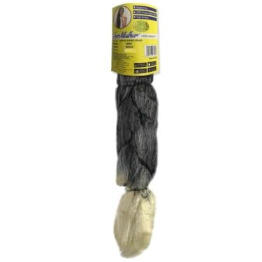Imagem de Super Jumbo Para Tranças Box Braid, Fibra Sintética, Nagô, Fulani, Crochet Braids e Twists - 399g, 65cm Marca Ser Mulher | Ideal para Penteados Afro com Naturalidade e Durabilidade