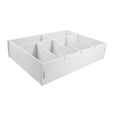 Imagem de Multi Functional Desktop Money Storage Holder Compartment Organizer Box for Coins Receipts Stylish Design for Efficient Financial Document Sorting and Storage