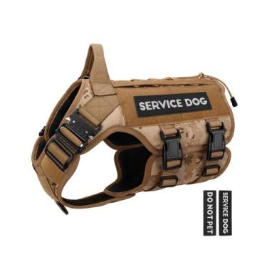 Imagem de Arnês para cães PETNANNY Tactical Service Dog Vest Desert Camo