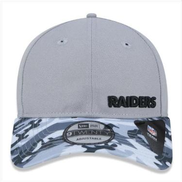 Imagem de BONÉ NEW ERA 920 LAS VEGAS RAIDERS NFL MILITARY GRAY CINZA-Masculino
