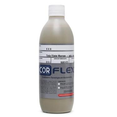 Imagem de Tinta de Filete marrom (couro atanado) - Corflex 