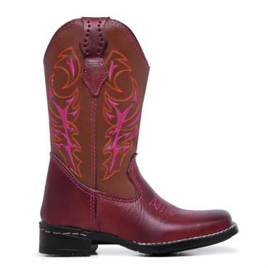 Imagem de Bota Botinha Infantil Menina Texana Country Feminina (Marrom, BR, Criança de 9 a 12 anos, Numérico, 35)