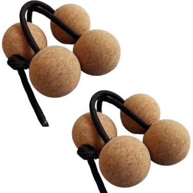 Imagem de 2 Pares De Ritmos Africanos Aslatuas Shakers, Kashaka Instrumentos Musicais De Percussão De Uma Mão Asalato Para Adultos Iniciantes Amantes