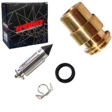 Imagem de Agulha boia Carburador Com Sede Intruder - Yes - YBR - XTZ - Trilha