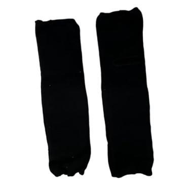 Imagem de Deevoka Caneleiras protetores do peito do pé, protetores acolchoados para pernas, equipamento de proteção para treinamento de boxe mma, muay thai, kickboxing, preto S