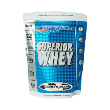 Imagem de Superior Whey Protein 3W Cookies e Cream 907g International Protein