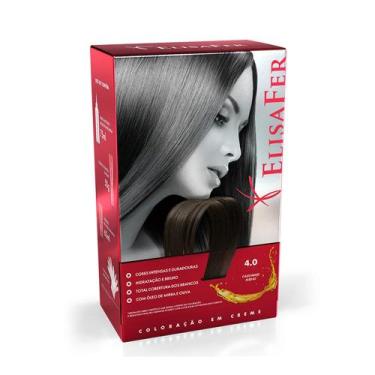 Imagem de Tintura Elisafer 4.0 Castanho Médio