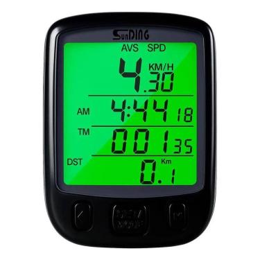 Imagem de 2X Velocímetro Ciclo Computador Bike Sensor Luz Noturna Sd56
